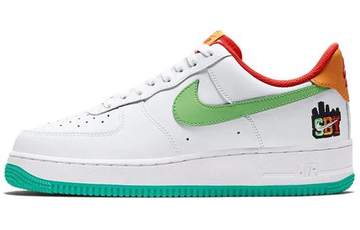 Кроссовки Nike Air Force 1 Low, белый/зеленый