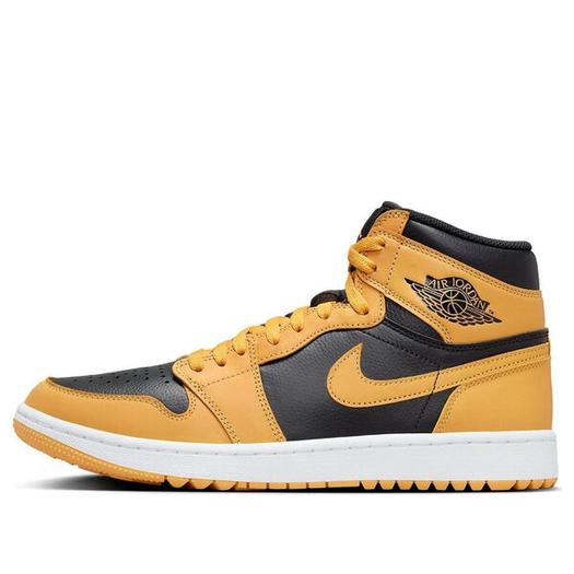 Кроссовки Air Jordan 1 Retro High Golf 'Pollen', цвет pollen/black/white