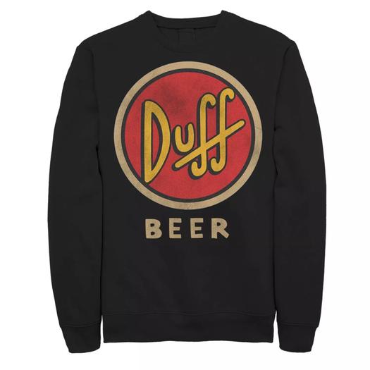Мужской свитшот The Simpsons Duff Beer