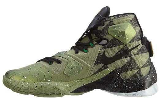 Кроссовки Nike LeBron 13, зеленый/черный