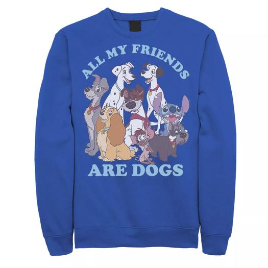 Мужской свитшот Disney All My Friends Are Dogs