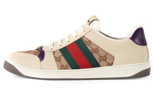 Кроссовки мужские Gucci Screener для скейтбординга низкие кожаные