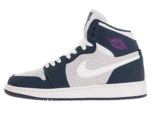Кроссовки Jordan 1 Retro High Sail Squadron Blue GS