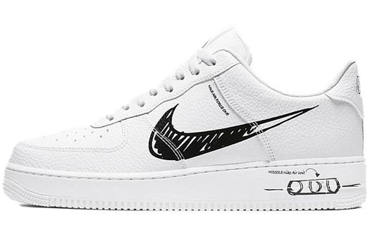 Кроссовки Nike Air Force 1 Low, белый/черный