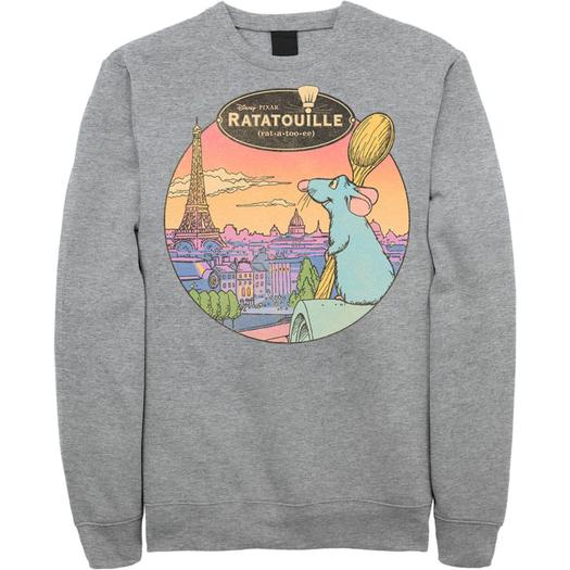 Мужской свитшот Over Look Paris Disney/Pixar Ratatouille Licensed Character