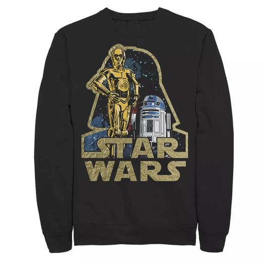 Мужской свитшот с логотипом Droids Of Vader's Shadow Badge Star Wars
