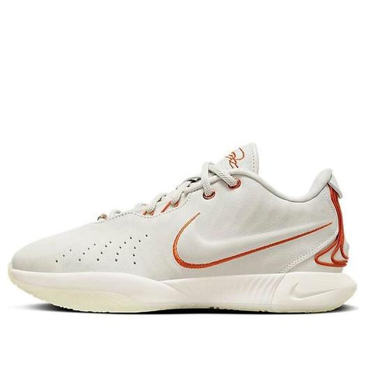 Кроссовки Nike Lebron 21 EP 'Akoya', цвет lt bone/campfire orange-coconut milk-dk russet-sesame