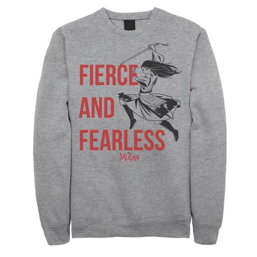 Мужской свитшот Disney Mulan Live Action Fierce And Fearless Action Pose Licensed Character