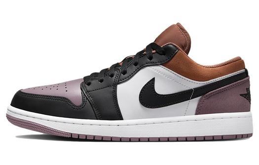 Мужские баскетбольные кроссовки Jordan Air Jordan 1 Vintage, белый/коричневый/фиолетовый