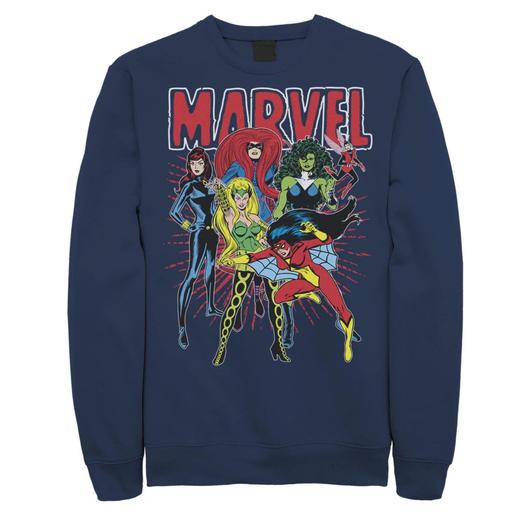 Мужской женский свитшот Marvel Group Shot Licensed Character