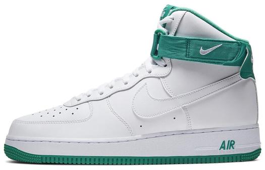 Кроссовки Nike Air Force 1 High White Neptune Green