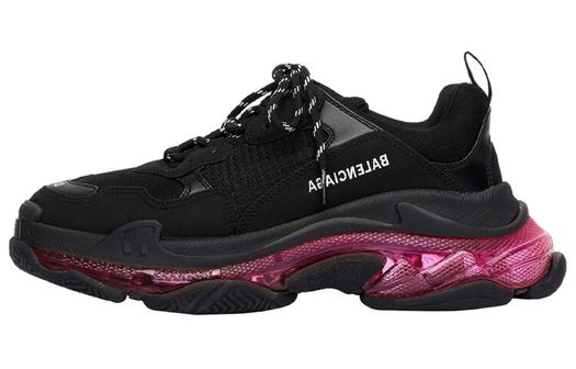 Кроссовки Balenciaga Triple S Clear Sole, Неоново-Розовый
