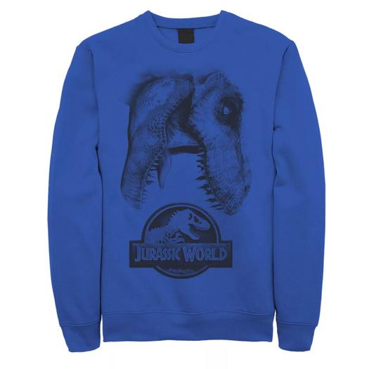 Мужской свитшот Jurassic World Two T-Rex Icon Attack Grunge Licensed Character