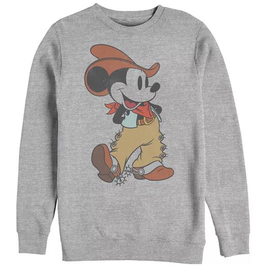 Мужской свитшот Disney's с Микки Маусом в ковбойской позе Licensed Character