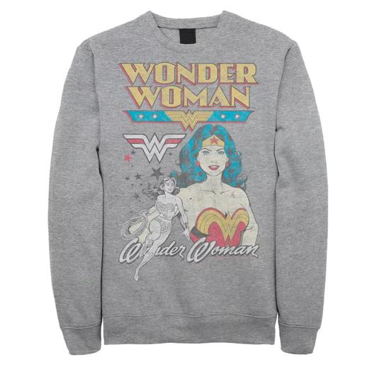 Мужской винтажный свитшот Wonder Woman DC Comics