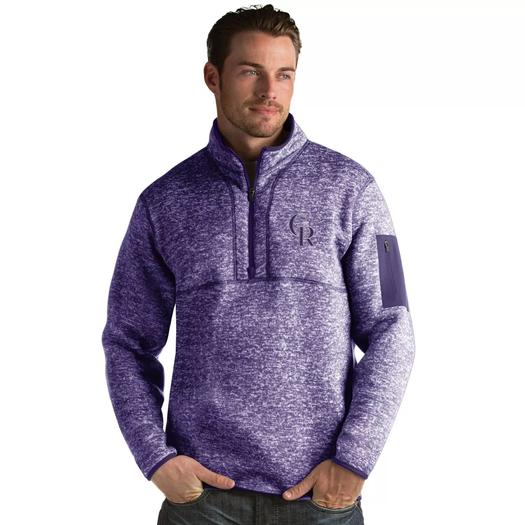 Мужской пуловер Colorado Rockies Fortune Antigua