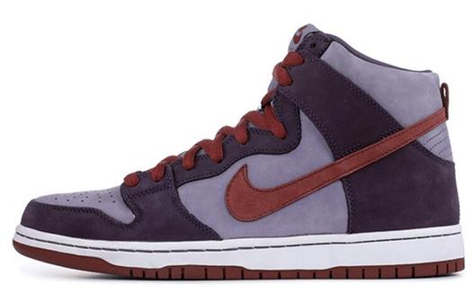 Кроссовки Nike Sb Dunk High Daybreak Plum, фиолетовый/черный