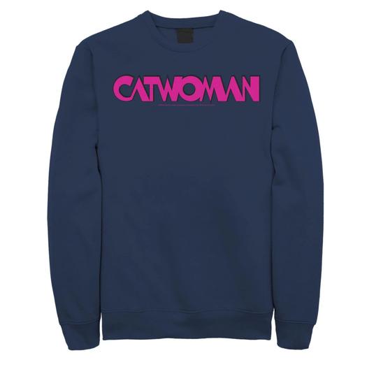 Мужской свитшот с женской-кошкой DC Comics Licensed Character, синий