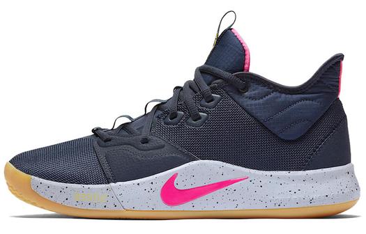 Кроссовки Nike PG 3, темно-синий/розовый