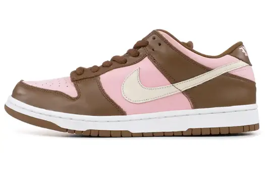 Кроссовки Nike Sb Dunk Low, коричневый/розовый
