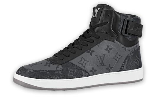 Кроссовки LOUIS VUITTON Rivoli Ankle Sneakers 'Grey Monogram'
