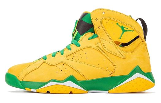 Кроссовки Jordan Air Jordan 7 Vintage Basketball Unisex, желтый/зеленый