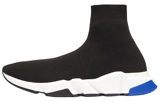 Кроссовки мужские Balenciaga Speed 1.0 Lifestyle, черно-бело-синие