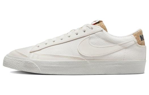 Кроссовки Nike Blazer Low '77 Premium, белый/светло-бежевый