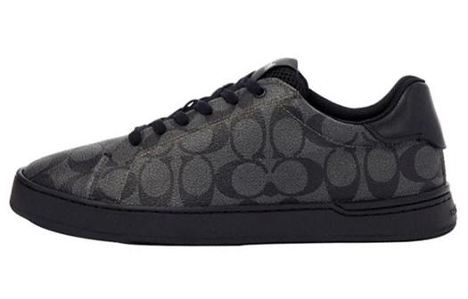 Кроссовки COACH Skateboard Shoes Men Low-Top Black