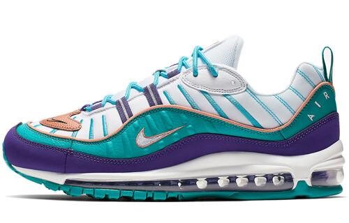 Кроссовки Nike Air Max 98 Hornets, фиолетовый/бирюзовый