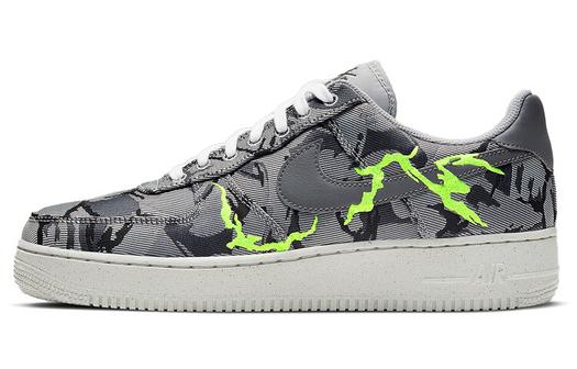 Кроссовки Nike Air Force 1 Low '07 LX, серый/зеленый