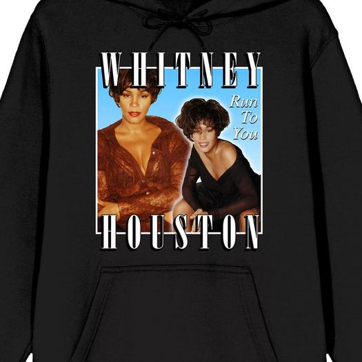 Мужская толстовка с рисунком альбома Whitney Houston "Run To You" Licensed Character