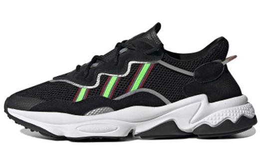 Кроссовки Adidas Originals Ozweego Core Black Solar Green