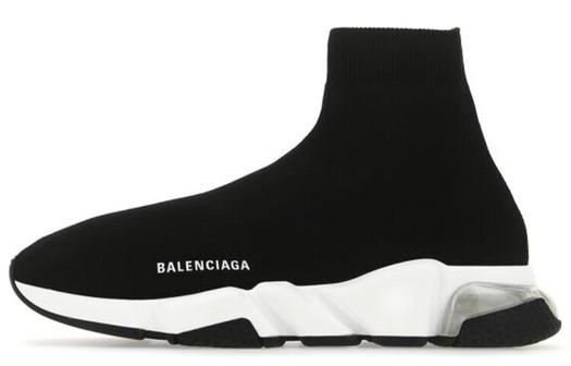 Кроссовки мужские Balenciaga Speed 1.0, черные с белым