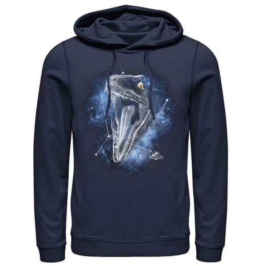 Мужской пуловер с рисунком Jurassic World Raptor Roaring Constellation Licensed Character