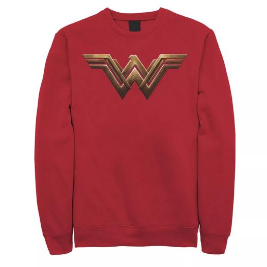 Мужской свитшот с оригинальным логотипом DC Comics Wonder Woman