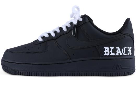 Кроссовки Nike Air Force 1 '07 Triple, черный/белый