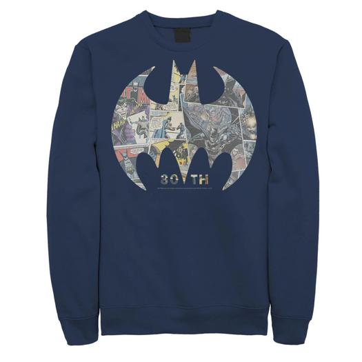 Мужской свитшот с логотипом Batman Comics Cover DC Comics, синий