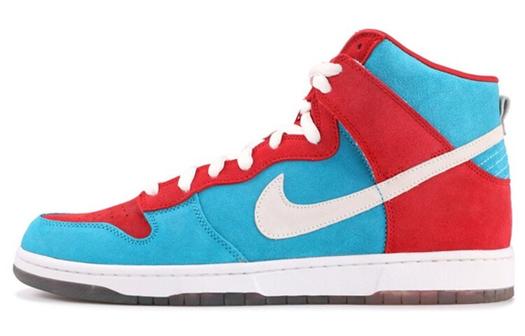Кроссовки Nike Sb Dunk, голубой/красный