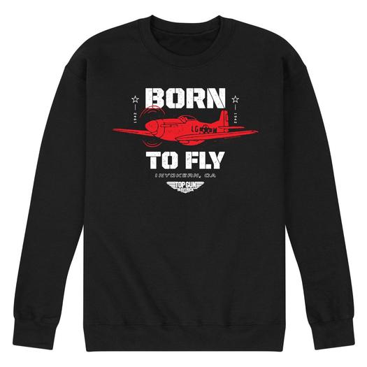 Мужской свитшот Top Gun Maverick Born To Fly Licensed Character