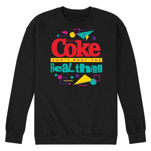 Мужской свитшот с рисунком лицензированного персонажа CocaCola Can’t Beat the Real Thing Licensed Character