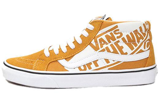 Кроссовки Vans SK8-Mid Reissue Logo 'Yellow White'