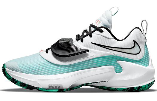 Кроссовки Nike Zoom Freak 3, белый/бирюзовый
