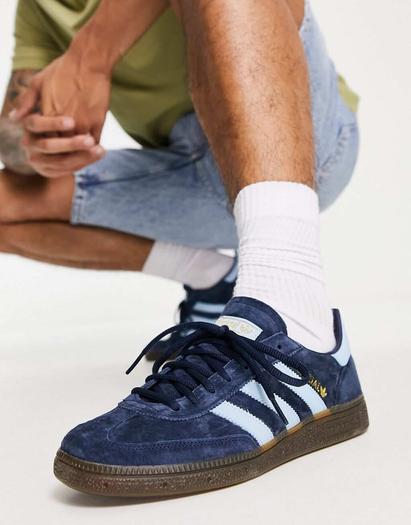 Кроссовки мужские Adidas Originals Handball Spezial замшевые, темно-синий
