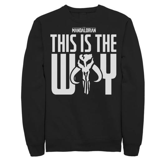 Мужской свитшот The Mandalorian This Is The Way Mythosaur Block Star Wars