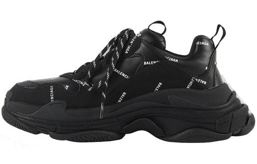 Кроссовки Balenciaga Triple S Sneaker 'Allover Logo - Black'