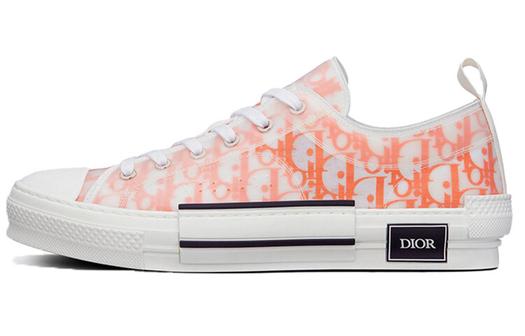 Кроссовки DIOR B23 Low Orange Oblique Canvas