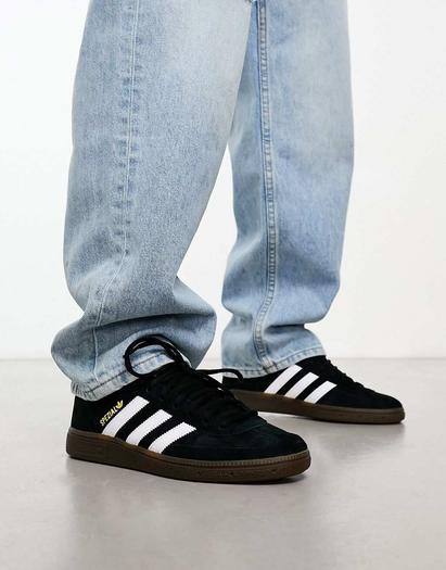 Черные кроссовки на резиновой подошве adidas Originals Handball Spezial