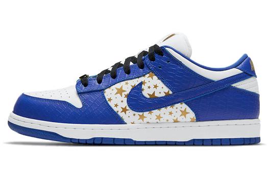 Кроссовки Nike Sb Dunk Low Supreme Stars Hyper Royal 2021