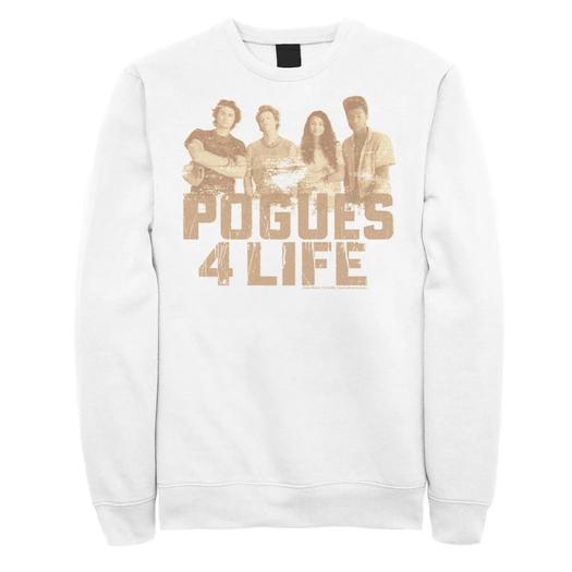 Мужской свитшот с портретом Outer Banks Pogues 4 Life Licensed Character
